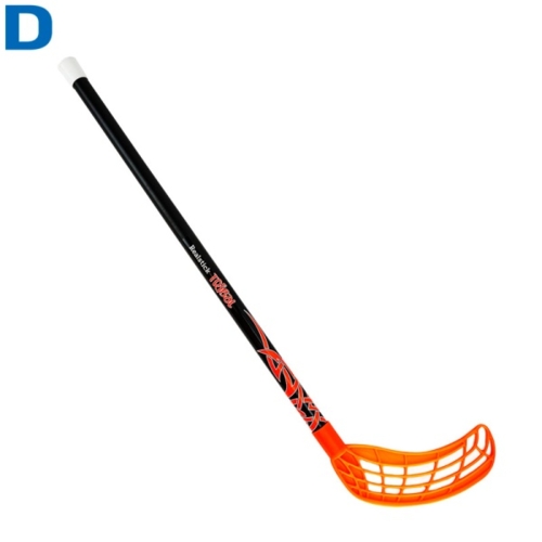 Клюшка для флорбола детская RealStick Tribal Jr, без загиба, Цвет Оранжевый