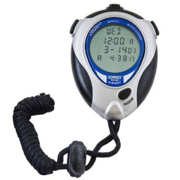 Секундомер проф. TORRES Professional Stopwatch 80 ячеек памяти